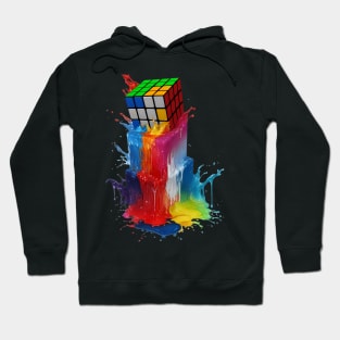 Melting Rubiks Cube Hoodie